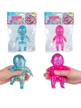 Glitter Squish Baby Toy (Colors Vary)